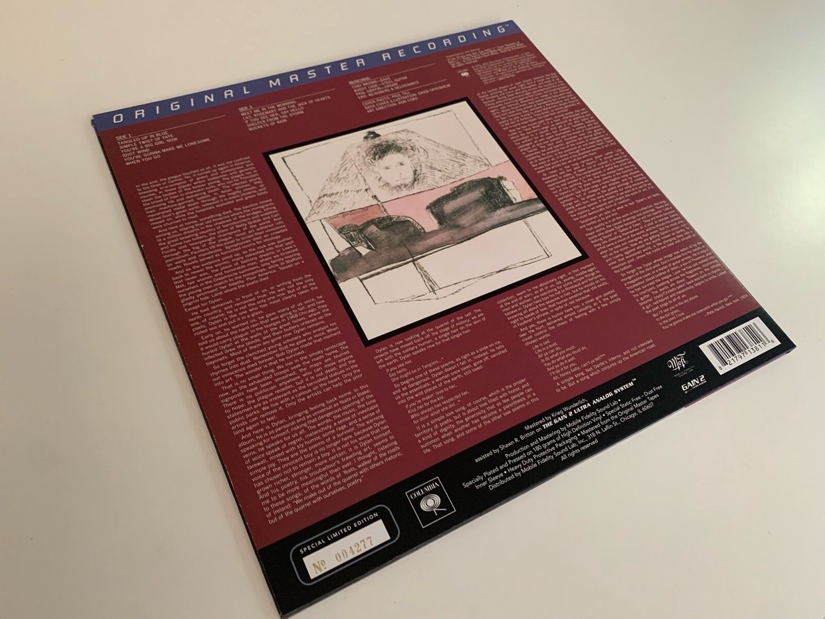 【新品】Bob Dylan Blood on the Tracks MFSL BOB DYLAN - BLOOD ON THE TRACKS LP ~ MFSL NUMBERED | eBay