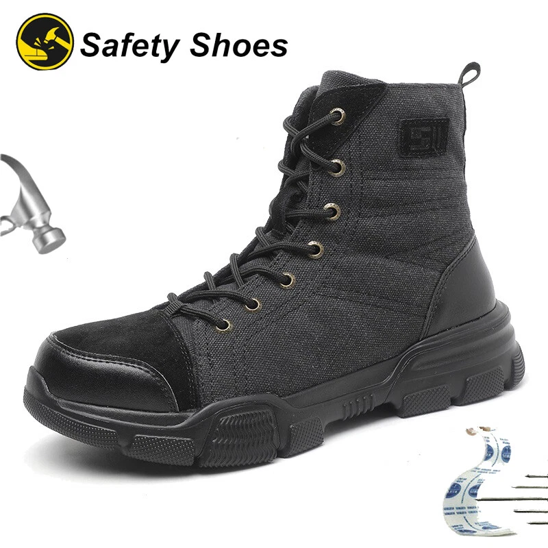 mesh steel toe boots