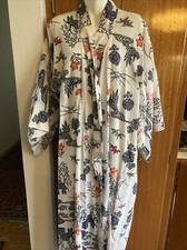 womens vintage cotton kimono Japan, OSFM
