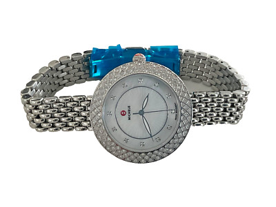 Michele Camille Stainless Steel Diamond MOP Special Edition of 100 Ladies Watch