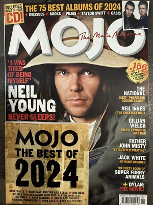 MOJO Magazin 374 - Januar 2025: Neil Young & Exclusive Mojo The Best Of 2024