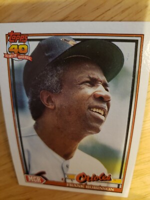 Frank Robinson Topps 40 Years Of Baseball #639 Baltimore Orioles