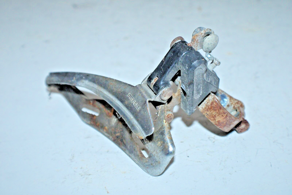 Dérailleur avant VTT double Sunrace FDM500 à collier ø28,6-34,9mm - Partie cycle vélo sur La