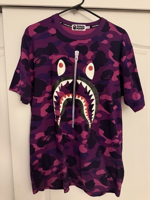 Bape Shark Tee Purple WGM
