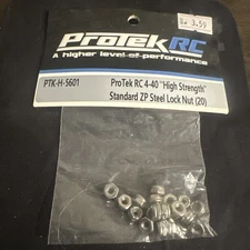 Protek Rc 4-40 High Strength Standard ZP Steel Lock Nut (20) - PTK-H-5601 - New