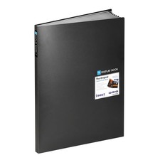 18x24 Heavy Duty Art Portfolio Binder with 30 Clear Sleeves - Protect Display