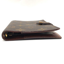 LOUIS VUITTON Monogram Agenda Cover PM Brown Day Planner Case R20005 Used JAPAN