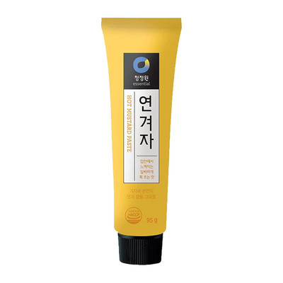 Korean Premium Hot Spicy Yellow Mustard Paste, All-Natural, No Synthetic Additiv