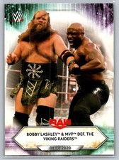 Bobby Lashley & MVP def. The Viking Raiders 2021 Topps WWE #84