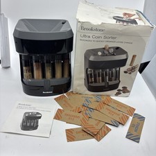 Brookstone Ultra Coin Sorter, motorized to quickly coin rolls