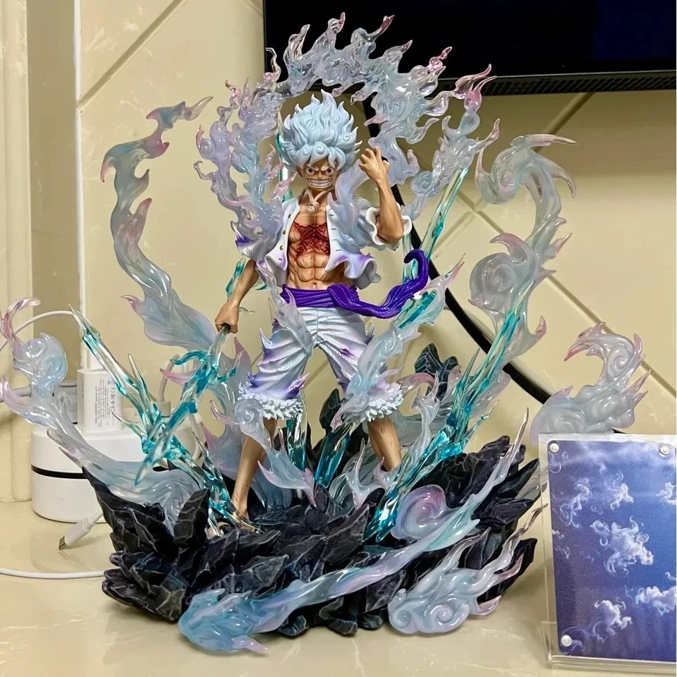 ✅ Figurine One Piece Luffy Gear 5 Nika Foudre 29cm Studio Tianhui Collection - Photo 2/4