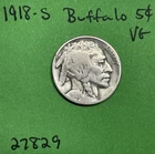 1918-S Buffalo 🦬 Indian Head Nickel 5c Vg Very Good