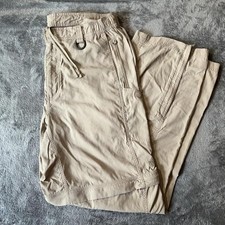 The North Face Pants Mens Large Short Khaki Convertible Zip Off Hiking Trail