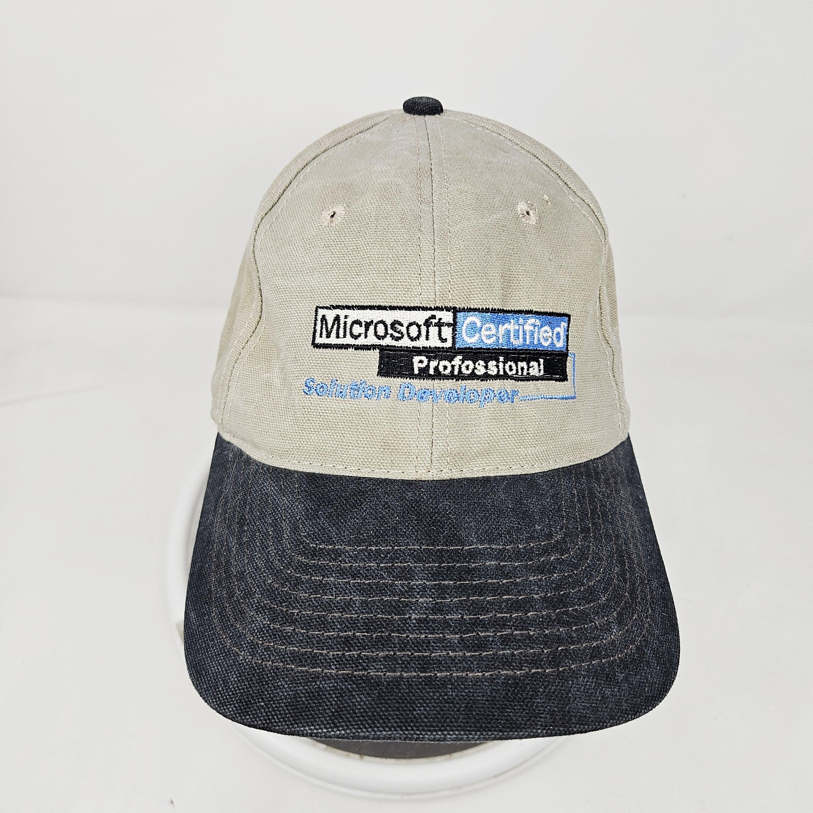 Microsoft Hat Cap Baseball Strap Back One Size Be… - image 2