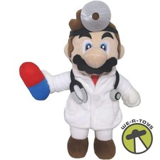 Dr. Mario World 10 Inch Plush Little Buddy Super Mario Bros.