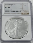 2026 Eagle S $1 NGC MS69 1 Troy Ounce.999 Fine
