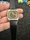 Vintage Seiko 5 Automatic men's watch "TV"shaped case & lake Green dial Day/Date
