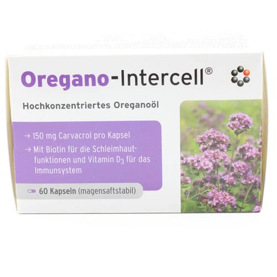 Oregano-intercell Magensaftresistente Weichkapseln 60St - PZN 14407366