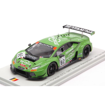 LAMBORGHINI HURACAN GT3 N.82 24H SPA 2018 INEICHEN-KEEN-PERERA 1:43 Spark Model 