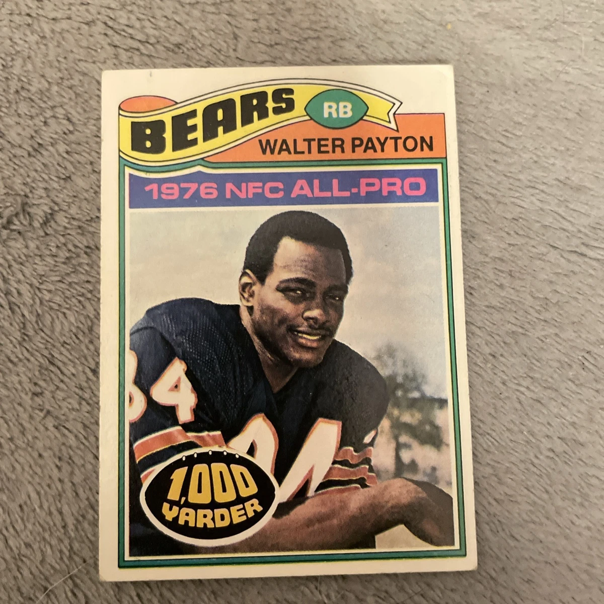 Walter Payton Chicago Bears Football Sports Trading Cards for sale