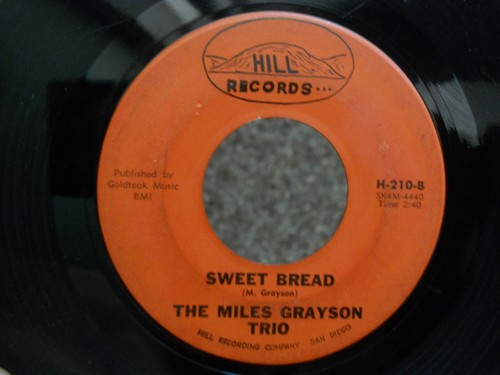 Z28 HILL 210 R&B MOD JAZZ THE MILES GRAYSON TRIO YOU WERE WRONG SWEET BREAD - Picture 4 of 15