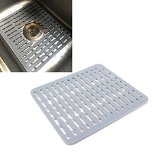 Sink Mat, Sink Protectors for Kitchen Sink, 13x12in Silicone Non-Slip Heat In...