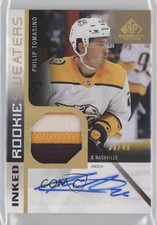 2021-22 SP Game Used Rookie Sweaters Inked 36/49 Philip Tomasino Patch Auto 0do3