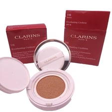 LOT OF 2 Clarins Everlasting Cushion Foundation Hydrating Foundation 110 HONEY 