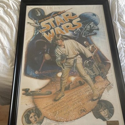 Star Wars, FULL SIZE PRINT Signed and # d  by Drew Struzan,  Disney Star Trader