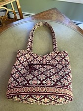 Vera Bradley Medallion retired 7/06-1/08 Tote Purse Shoulder Bag Double Straps