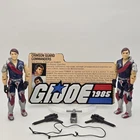 GI Joe 1985 Tomax & Xamot Crimson Guard Twins 100% Complete With File Card ARAH