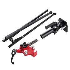 Heavy Duty Tripod Vise 1/8"-5" Pipe Chain Capacity Steel Portable w/ Benders