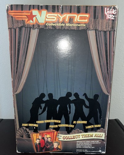 NSYNC Living Toyz JC Chasez Collectible Marionette Action Figure NIB! - Picture 5 of 7