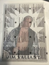 Jim Valiant AWA Wrestling Iron On T-Shirt Transfer Unused 10.5x8 1970s