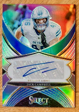 JACK CAMPBELL 2024 Panini Select "SELECT SIGNATURES" Holo Auto #SSP-JCL LIONS