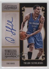 2012 Panini Timeless Treasures Talents Signatures /199 Thabo Sefolosha Auto 05fy