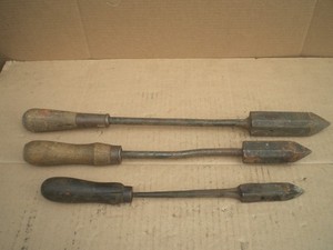 Vintage Copper Head Soldering Iron Irons Lot of 3