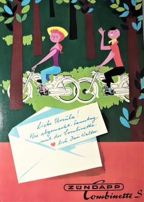 Combinette Zündapp advertisement approx. DIN A5 1957 (0606177)
