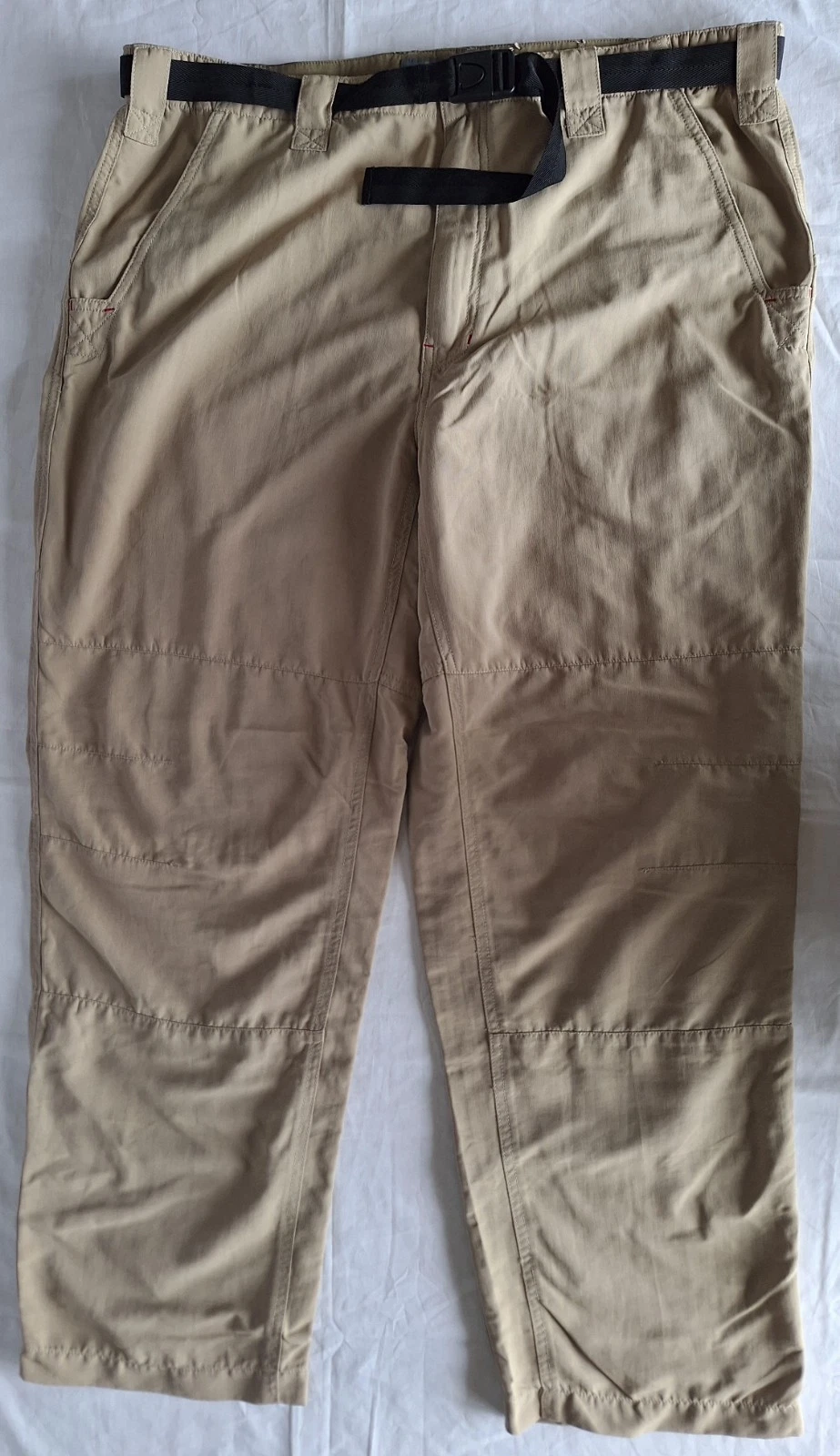 Orvis Pants Mens Size 38 Tan Trout Bum Outdoor Fishing Belted Straight