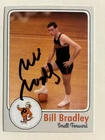 BILL BRADLEY autograph PRINCETON TIGERS Knicks Hall of Fame custom card signed