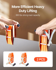 VEVOR Double Handed Stone Carrying Clamps 660 lbs Granite Panel Carriers