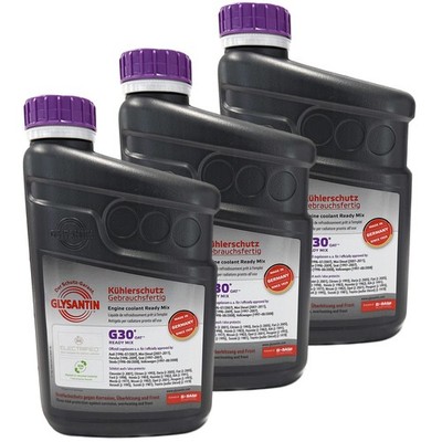 Glysantin G30 Kühlmittel Kühlerschutz Frostschutz 3x 1L G12 Plus Audi VW Seat