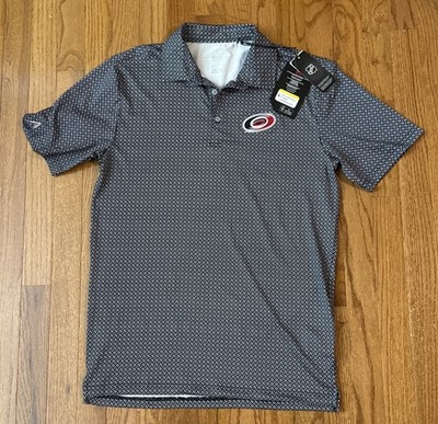 Men's Carolina Hurricanes Antigua Performance Tack Polo NWT Small