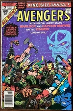 Avengers Annual #7 (1977) | 6.0 FN | Warlock Dies Thanos Captain Marvel Starlin