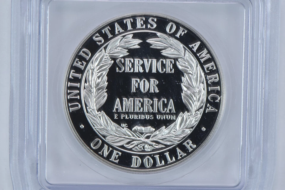 1996-S Community Service Commemorative Silver Dollar PR70 DCAM ICG *1831 - Image 4 of 4