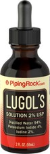 Lugols Iodine Drops 2 2 fl oz  Liquid Supplement  by Piping Rock