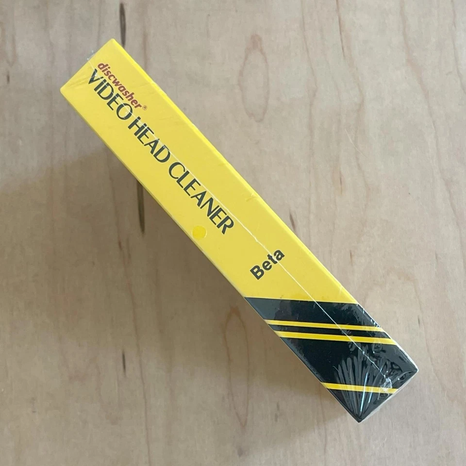 Limpador de cabeça de vídeo formato Beta Betamax máquina de lavar disco NOVO EM FOLHA LACRADO - Imagem 2 de 4