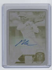 Nick Pratto 2023 Topps Chrome Update RC Auto yellow Printing Plate 1/1 Royals