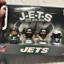 New York Jets Mattel Fisher Price NFL Little People Collector Series New In Box