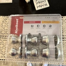 Kwikset Keyed Entry Door Lock Set Single Cylinder Satin Silver Certified Securi  